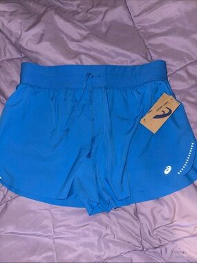 Asics Bright Blue Women's Athletic Running Shorts